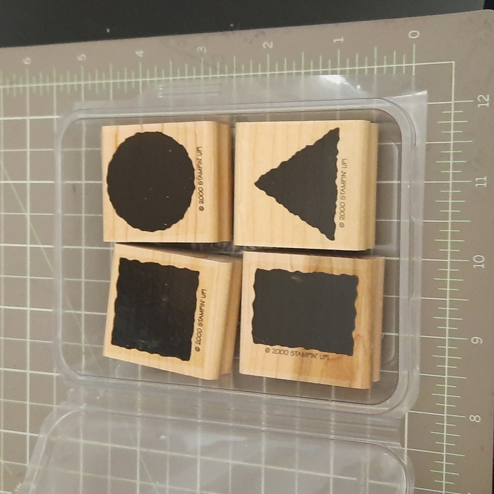 Little Shapes Rubber Stamp set